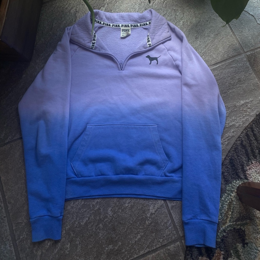 pink ombré pullover